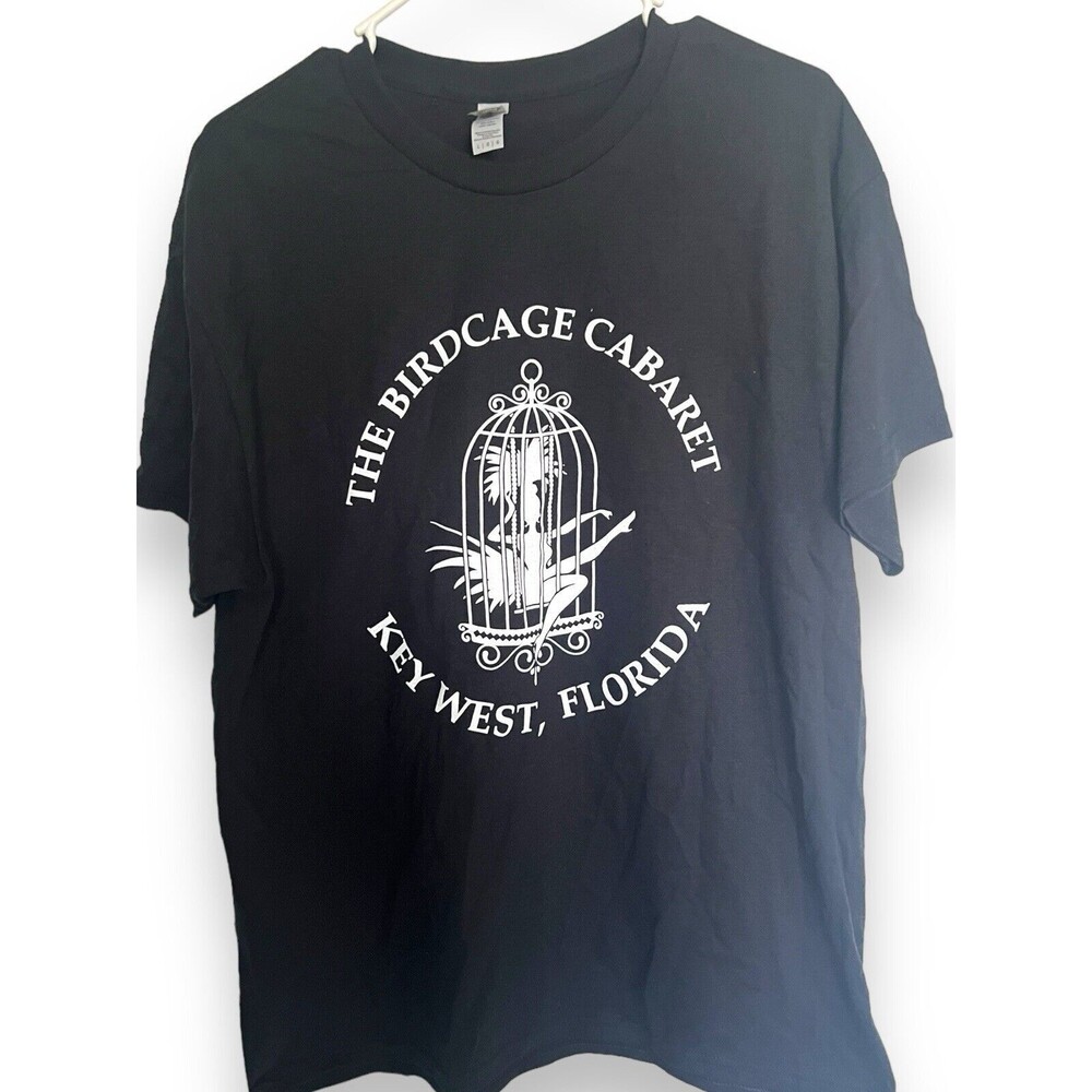 The Birdcage Cabaret Drag Queen Show Aquaplex Key West Florida T-Shirt Large